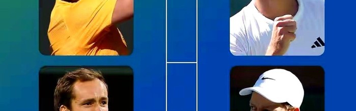 世界杯小组赛赛程-IW大师赛最艰巨任务：小兹维列夫替代德约和梅总重返前十上榜|梅德韦杰夫|阿尔卡拉斯|辛纳|印第安维尔斯|扬尼克-辛纳_新浪体育_新浪新闻